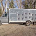 1990 Ford Econoline 350, dog or small animal, hauling cargo box van w/ sleeper.