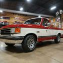 1990 Ford F-150 XLT Lariat 84,571 Miles Red/White  8 Cylinder Engine 5.0L/302 Au