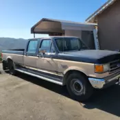 1990 Ford F350 XLT Lariat Crew Cab SRW 163K