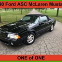 1990 Ford Mustang ASC McLaren Convertible ONE of ONE Low Mile ULTRA RARE