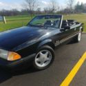 1990 Ford Mustang Convertible Black RWD Automatic LX
