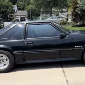 1990 Ford Mustang Hatchback Black GT