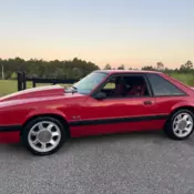 1990 Ford Mustang LX 5.0 Hatchback Foxbody Bright Red 331 Stroker