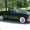 1990 GMC c/k 1500 shortbox TBI 5.7, 5spd manual, satin blk, hot rod