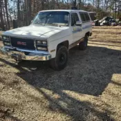 1990 GMC Jimmy White V15
