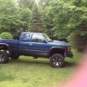 1990 gmc k1500 lifted 3 inch body, 6 inch suspension lift new tires and rims