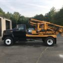 1990 GMC TopKick Sterling Guardrail Post Driver, Guardrail Pounder Drop Hammer
