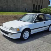 1990 Honda Civic Hatchback White SI