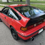 1990 Honda Civic Red  CRX SI
