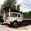 1990 international 4900 4 car roll back wrecker