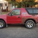 1990 ISUZU AMIGO S 2.6 LITER 5 SPEED MANUAL 4WD -NOT RUNNING-