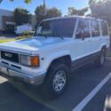 1990 Isuzu Trooper SUV White 4WD Manual LS