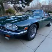 1990 jaguar XJ-S convertible 2-door 5.3l V12 in British Racing Green
