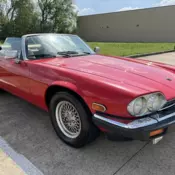 1990 Jaguar XJ8 XJS 5.3 LITER V12 CONVERTIBLE ONLY 47K MILES RED/TAN CLASSIC