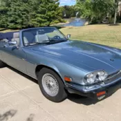 1990 Jaguar XJS Convertible: Original 5.3L high-efficiency V12/3-speed automatic