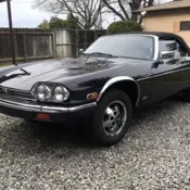 1990 jaguar XJS convertible ready for Chevy small block or LS swap.