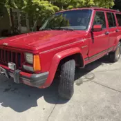 1990 Jeep Cherokee SUV Red LIMITED