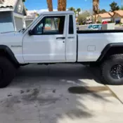 1990 Jeep Comanche Pickup White