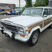 1990 Jeep Grand Wagoneer SUV White