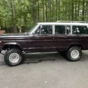 1990 Jeep Wagoneer Wagon Red