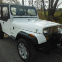 1990 JEEP WRANGLER 4X4 5 SPEED SOFT TOP 2.5LITER 4CYLINDER WITH WINCH