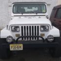 1990 JEEP WRANGLER COMPLETE BODY- NO ENGINE OR TRANSMISSION