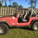 1990 Jeep Wrangler Red