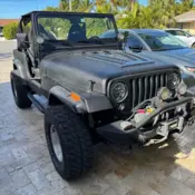 1990 Jeep Wrangler SUV Black