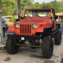 1990 Jeep Wrangler / Yj SUV Orange 4WD Manual ISLANDER
