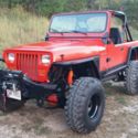 1990 jeep wrangler yj.  V8 power