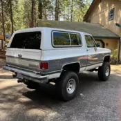 1990 K5 Blazer.  Chevrolet.  350TBI.  Lifted.  Squarebody.