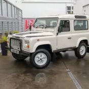 1990 Land Rover Defender 90 129378 Miles White Diamond