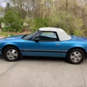 1990 Light Blue Buick Reatta Convertible 2-door 3.8l.