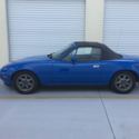 1990 Mazda Miata 1.6l 5 Speed Convertible Mariner Blue