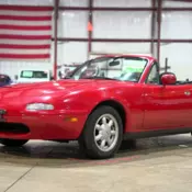 1990 Mazda Miata MX-5 20549 Miles Classic Red Convertible 1.6L I4 4-Speed Automa
