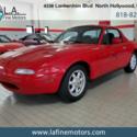 1990 Mazda MX-5 Miata  147385 Miles Red  1.6L L4 DOHC 16V Manual