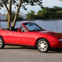 1990 MAZDA MX-5 MIATA CONVERTIBLE 65K ORIGINAL MILES 1-OWNER GARAGED NO RESERVE