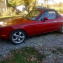 1990 Mazda MX-5 Miata Convertible Red with Black SoftTop