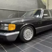 1990 Mercedes 560SEL, Black Pearl Metallic with Gray Leather - 121,500 Miles