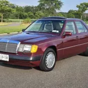 1990 Mercedes-Benz 300E Sedan Red E 2.6