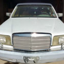 1990 Mercedes Benz 300SEL 6 Cylinder Auto Trans White Needs Work