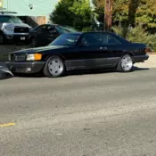 1990 Mercedes-Benz 500-Series Coupe Black SEC
