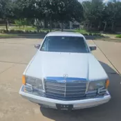 1990 Mercedes-Benz 500-Series Sedan White SEL