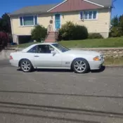 1990 Mercedes-Benz SL-Class White SL