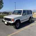 1990 Mitsubishi Montero SUV White 4WD Manual