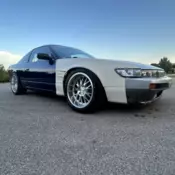 1990 Nissan 240SX Hatchback Blue SE