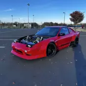1990 Nissan 240SX Red SE