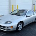 1990 NISSAN 300ZX TWIN-TURBO 5SPD MANUAL SILVER/BLK LEATHER ALL SERVICED