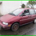 1990 Nissan Axxess SE Used 2.4L I4 16V Automatic NO RESERVE