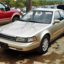 1990 NISSAN MAXIMA GXE 236386 Miles PEBBLE BEIGE METALLIC CAR  4-SPEED AUTOMATIC